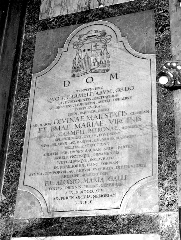 lapide commemorativa - ambito romano (sec. XIX)